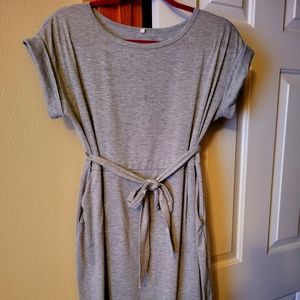 Amazon fashion belted T-shirt dress size L